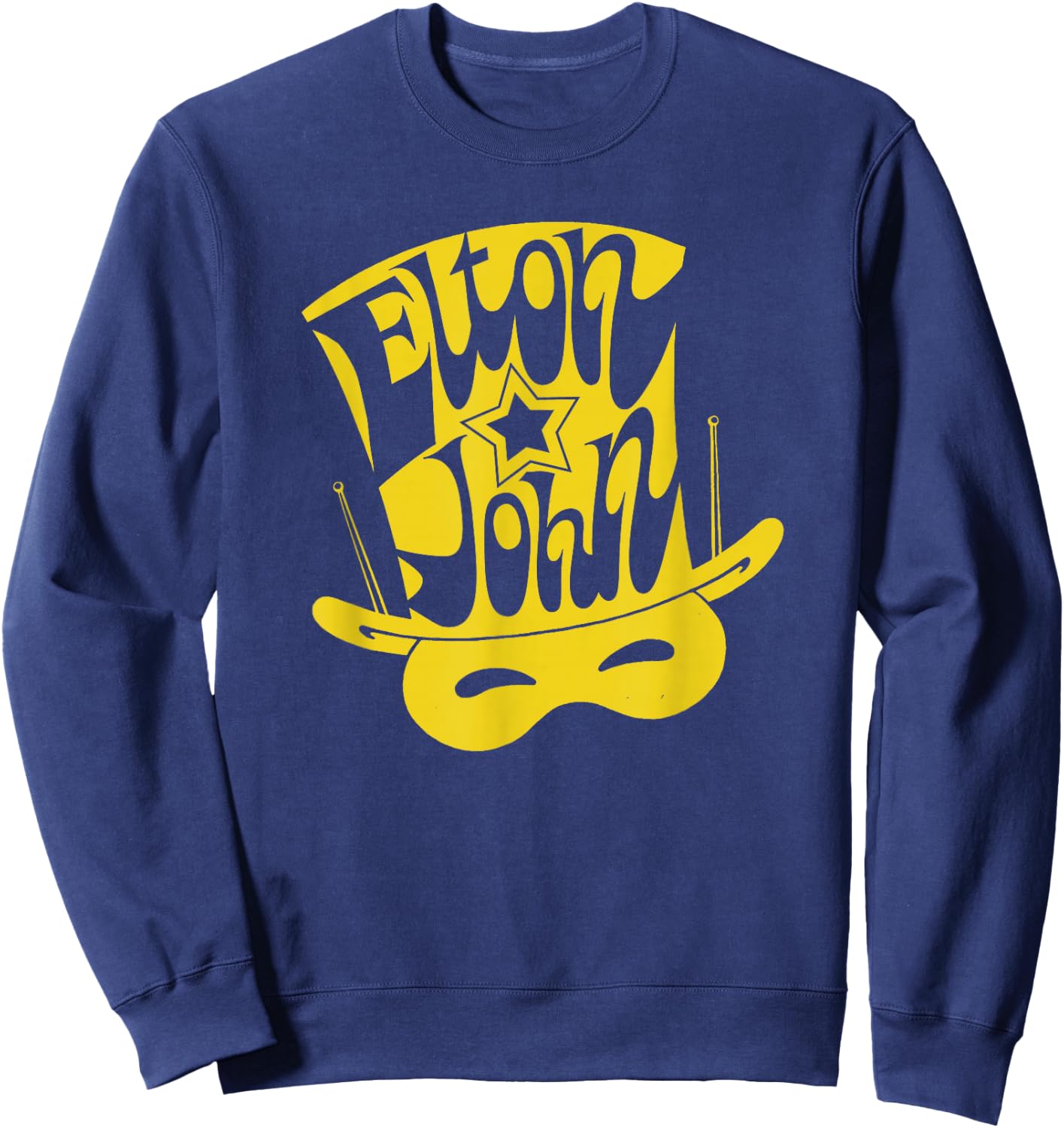 Official Elton John Hat Sweatshirt - Sweatshirt | Navy