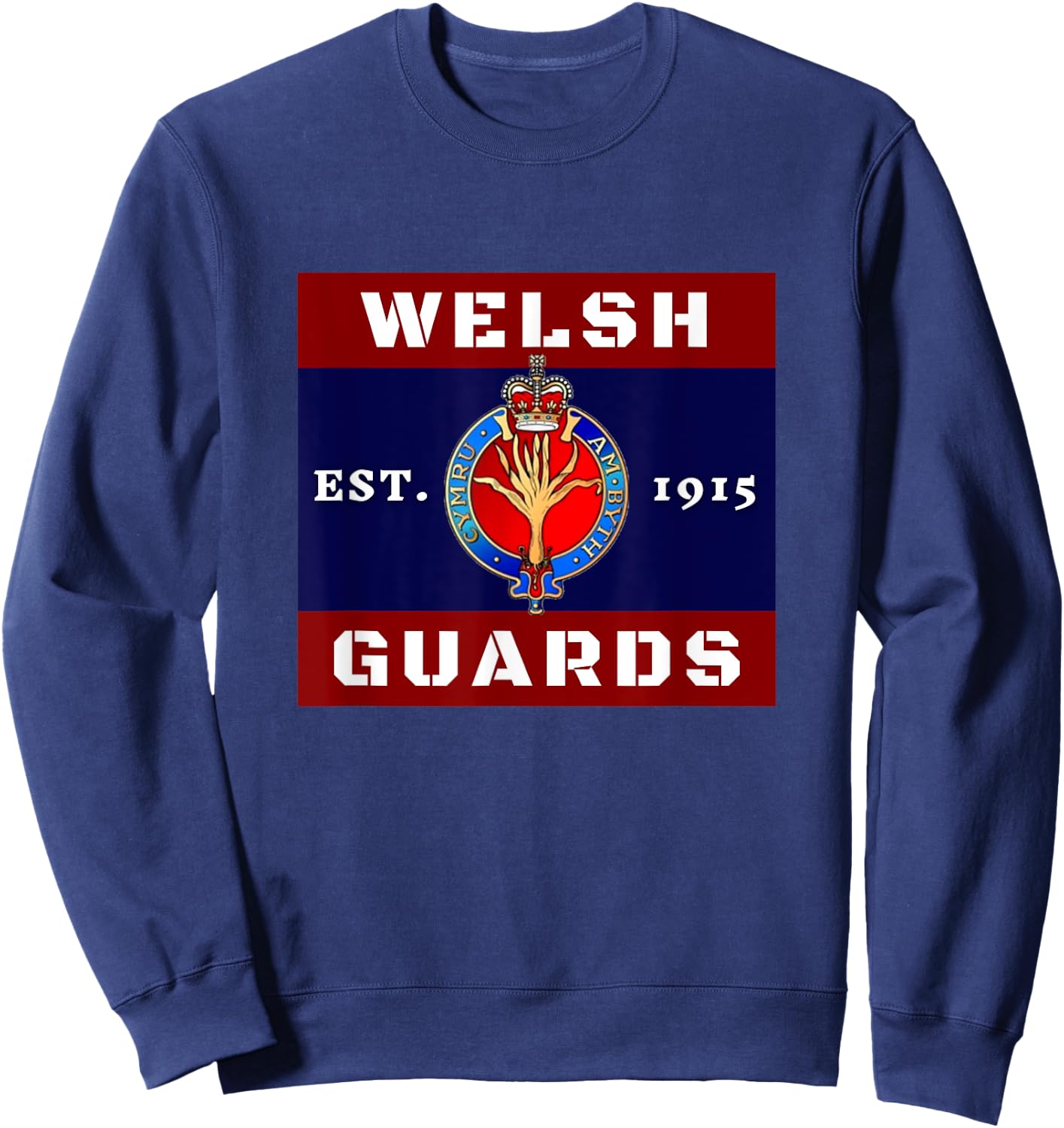 Welsh Guards Clothing. Welsh Guards Regiment. Sweatshirt - Sweatshirt | Navy