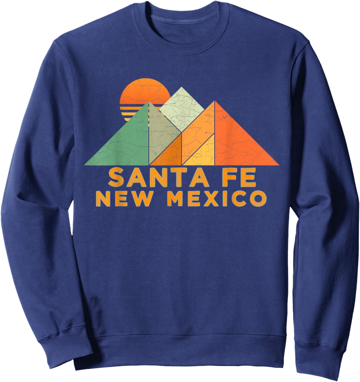 Retro Vintage Santa Fe Shirt Sweatshirt - Sweatshirt | Navy
