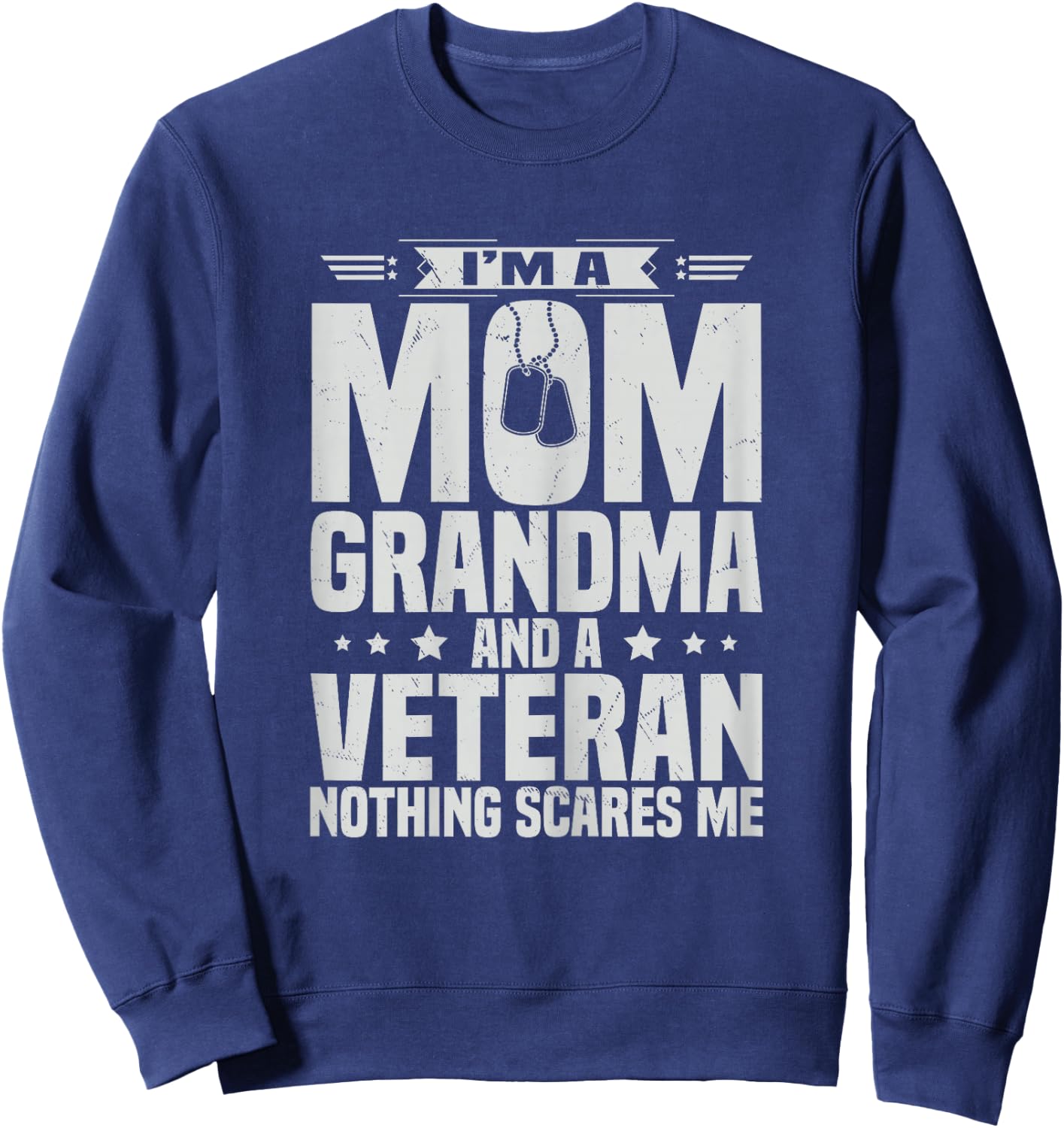 Mom Grandma And Veteran Day US Army Mothers Day Sweatshirt - Sweatshirt | Navy