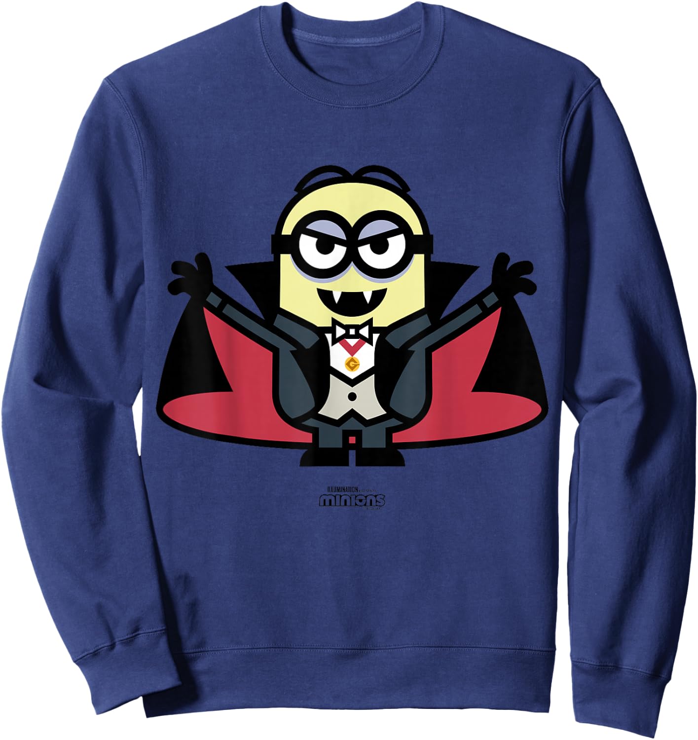 Minions Monsters Dave'acula Halloween Sweatshirt - Sweatshirt | Navy