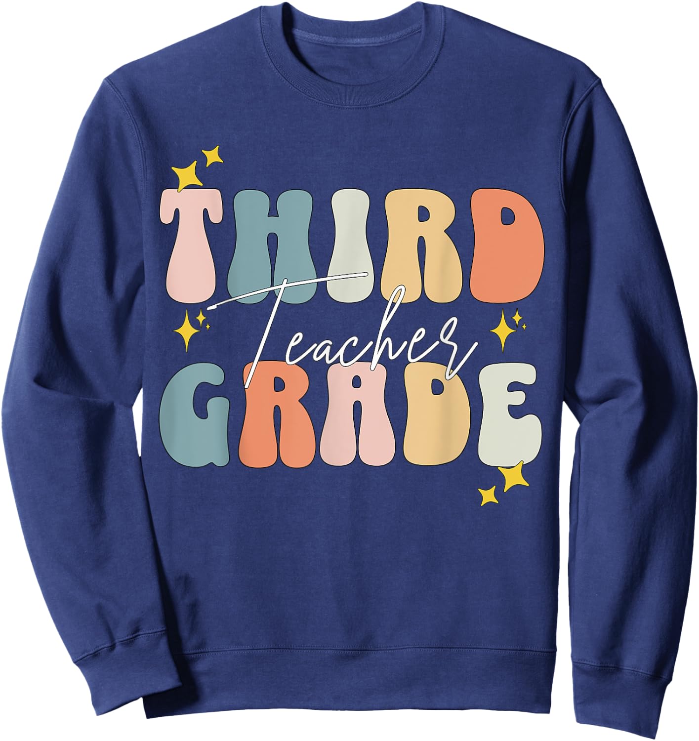 Third Grade Teacher 3rd Grade back to school Sweatshirt - Sweatshirt | Navy