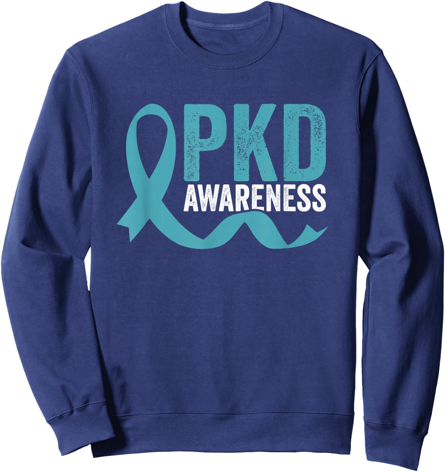 PKD Awareness Polycystic Kidney Disease Warrior Fighter Sweatshirt - Sweatshirt | Navy