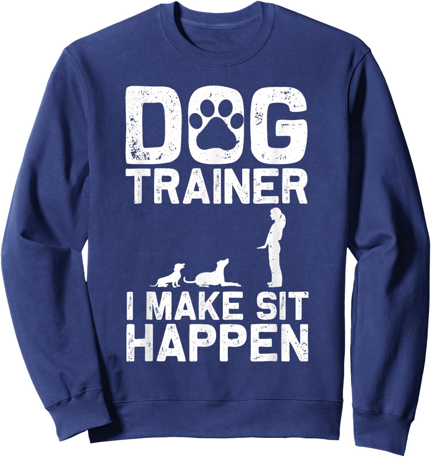 Cool Dog Trainer Women Service Dog Handler Training Sweatshirt - Sweatshirt | Navy