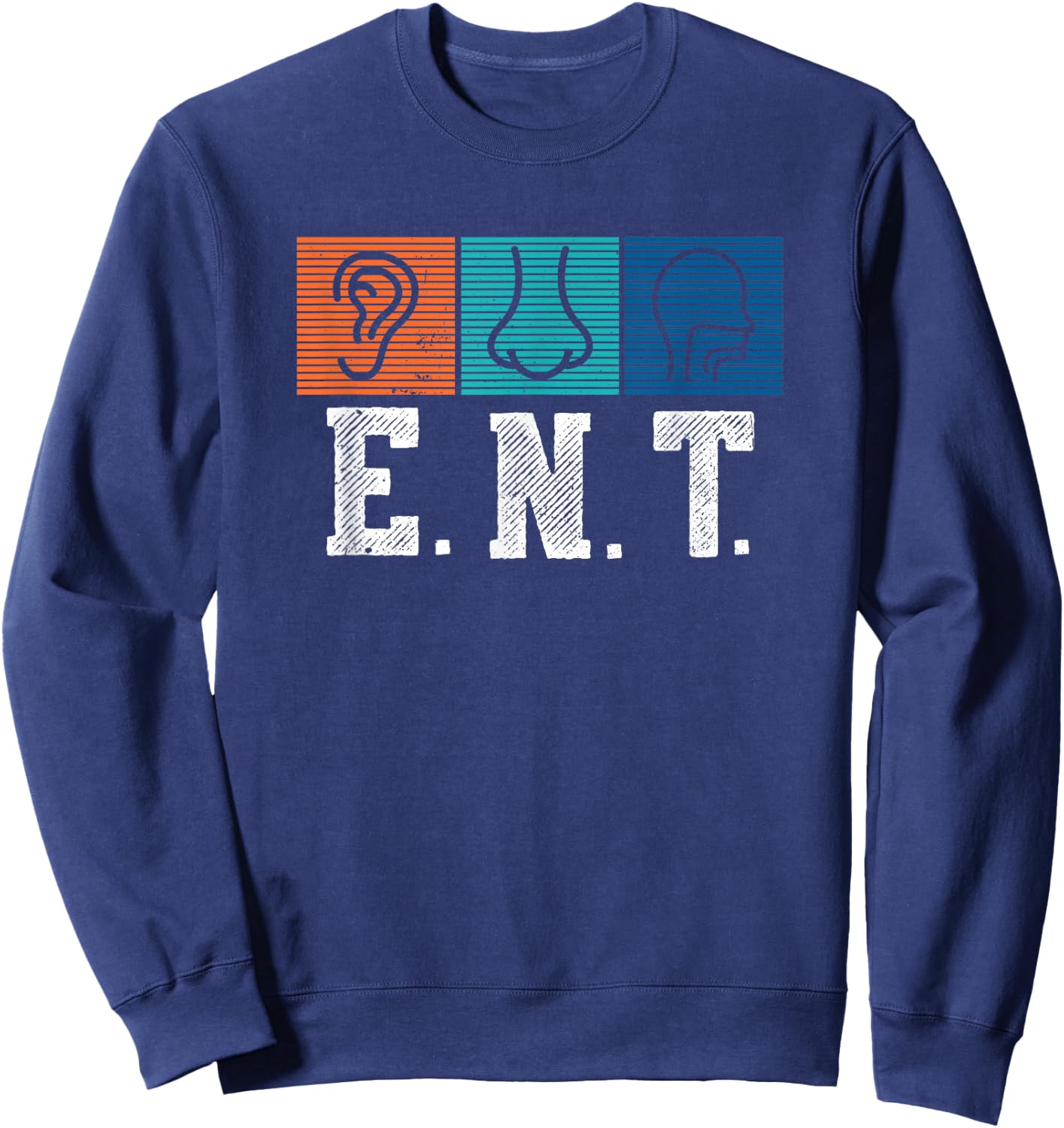 Otolaryngology ENT Specialist Otolaryngologist Doctor Sweatshirt - Sweatshirt | Navy
