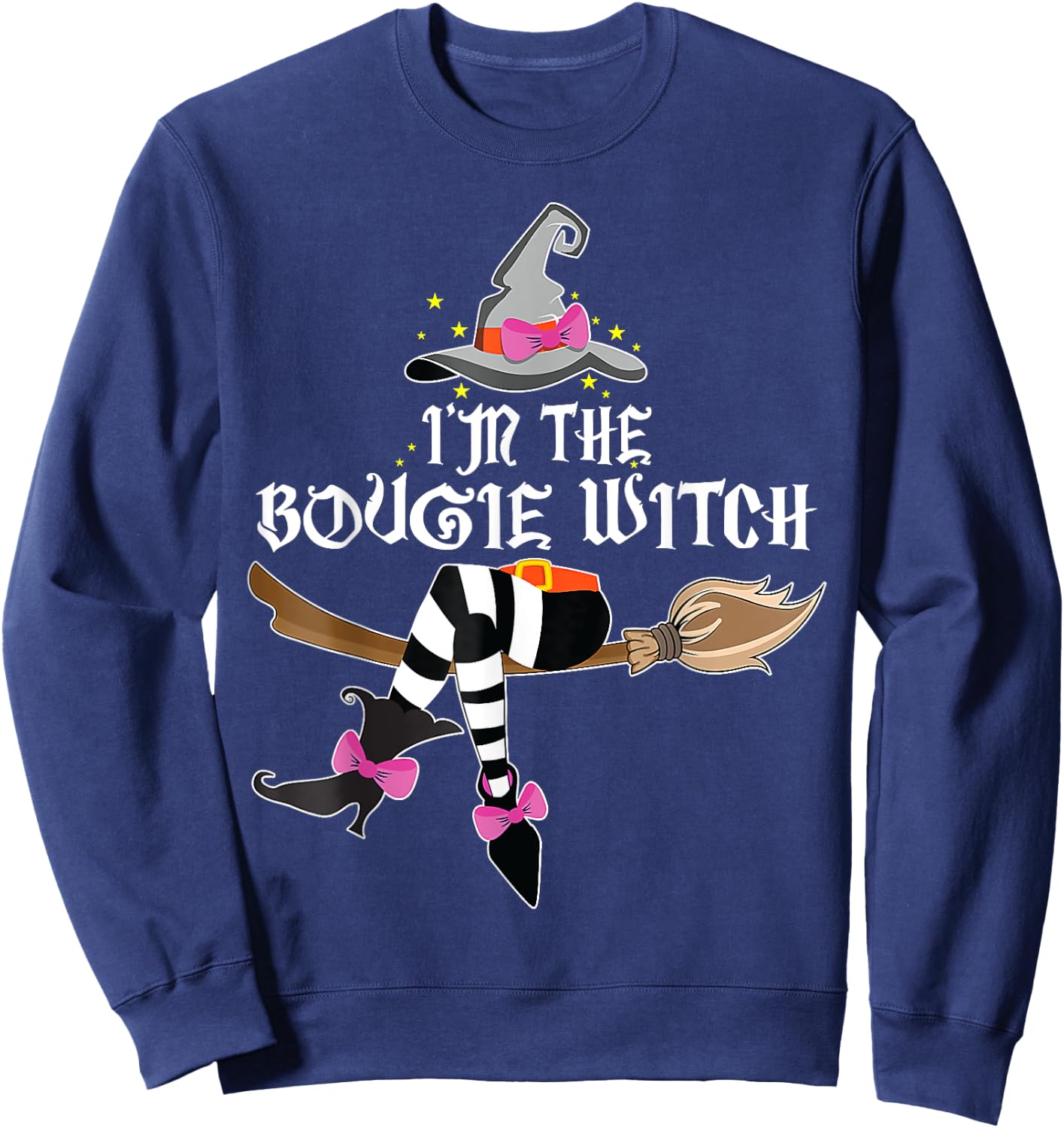 I'm the Bougie Witch Funny Halloween Matching Costume Sweatshirt - Sweatshirt | Navy
