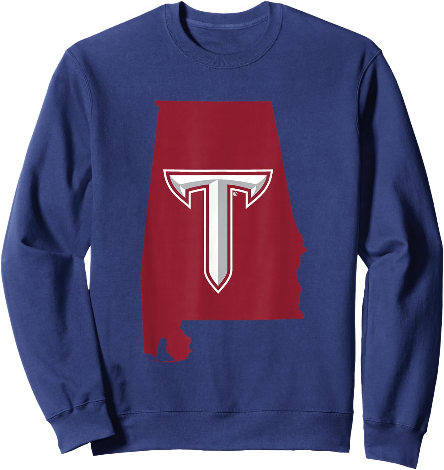 Troy University Trojans | Official NCAA Merch | PPTROY05 Sweatshirt - Sweatshirt | Navy