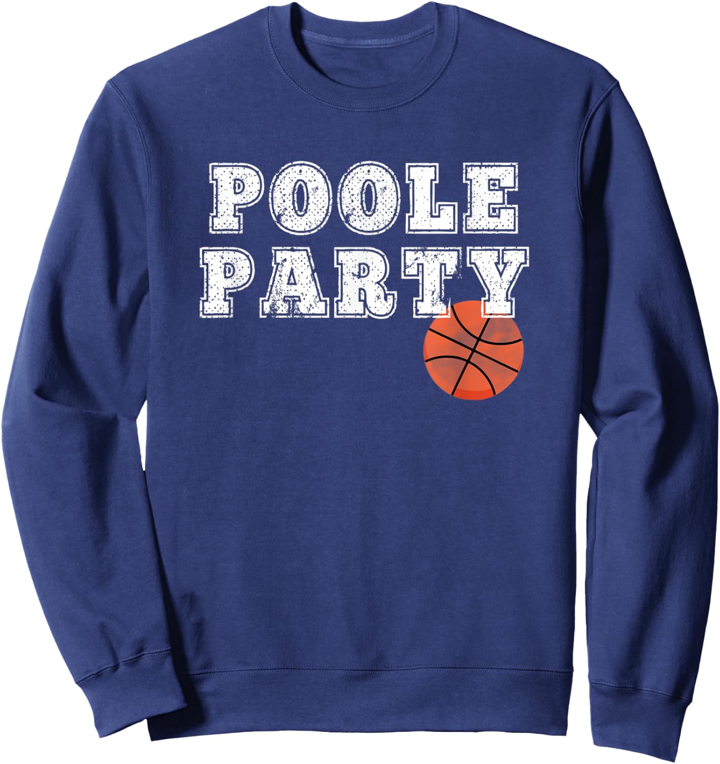Poole Party Basketball Sweatshirt - Sweatshirt | Navy
