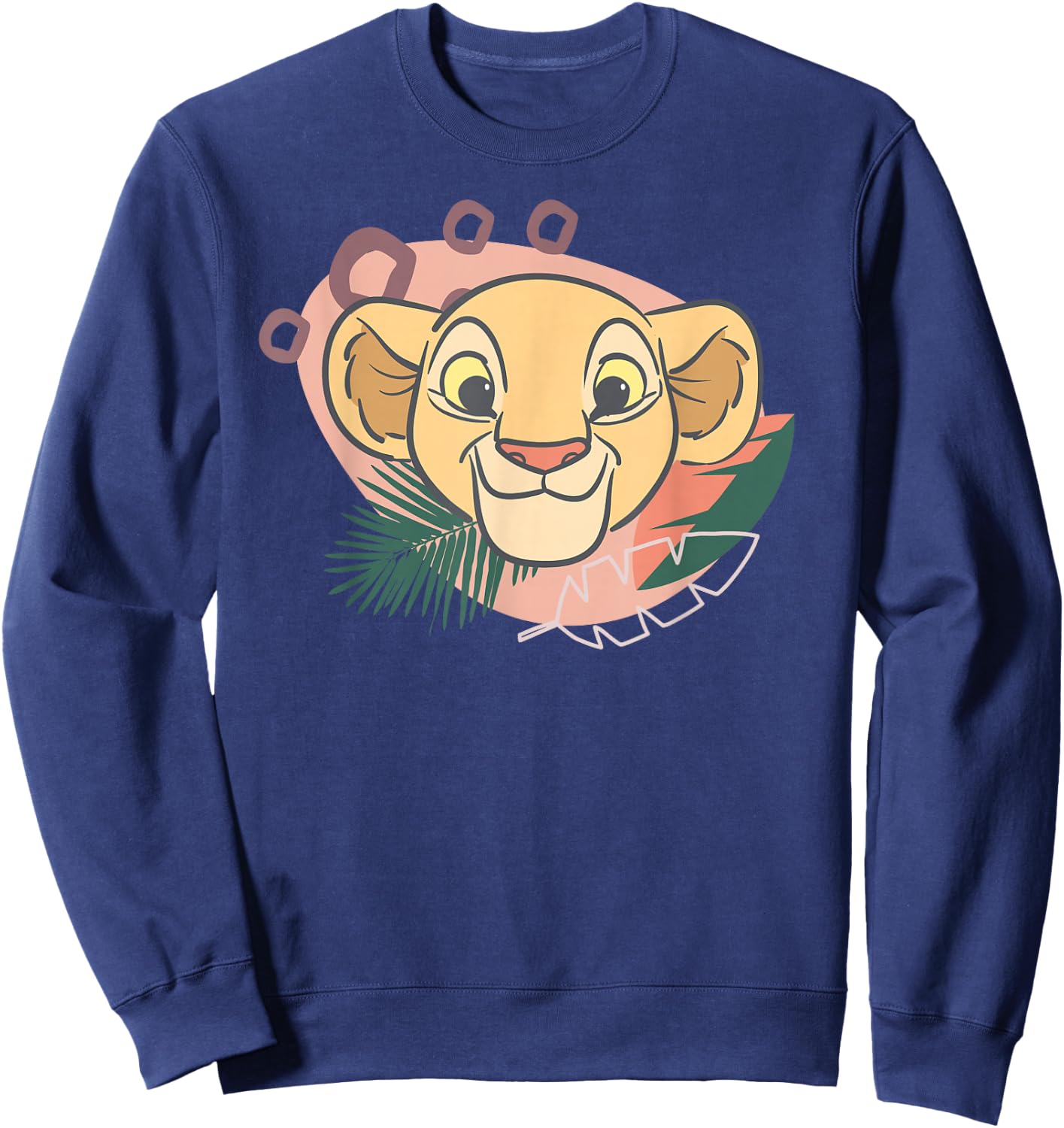 Disney The Lion King Young Nala Pastel Jungle Sweatshirt - Sweatshirt | Navy