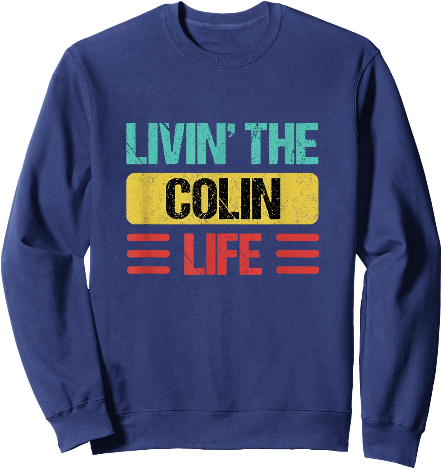 Colin Name Sweatshirt - Sweatshirt | Navy