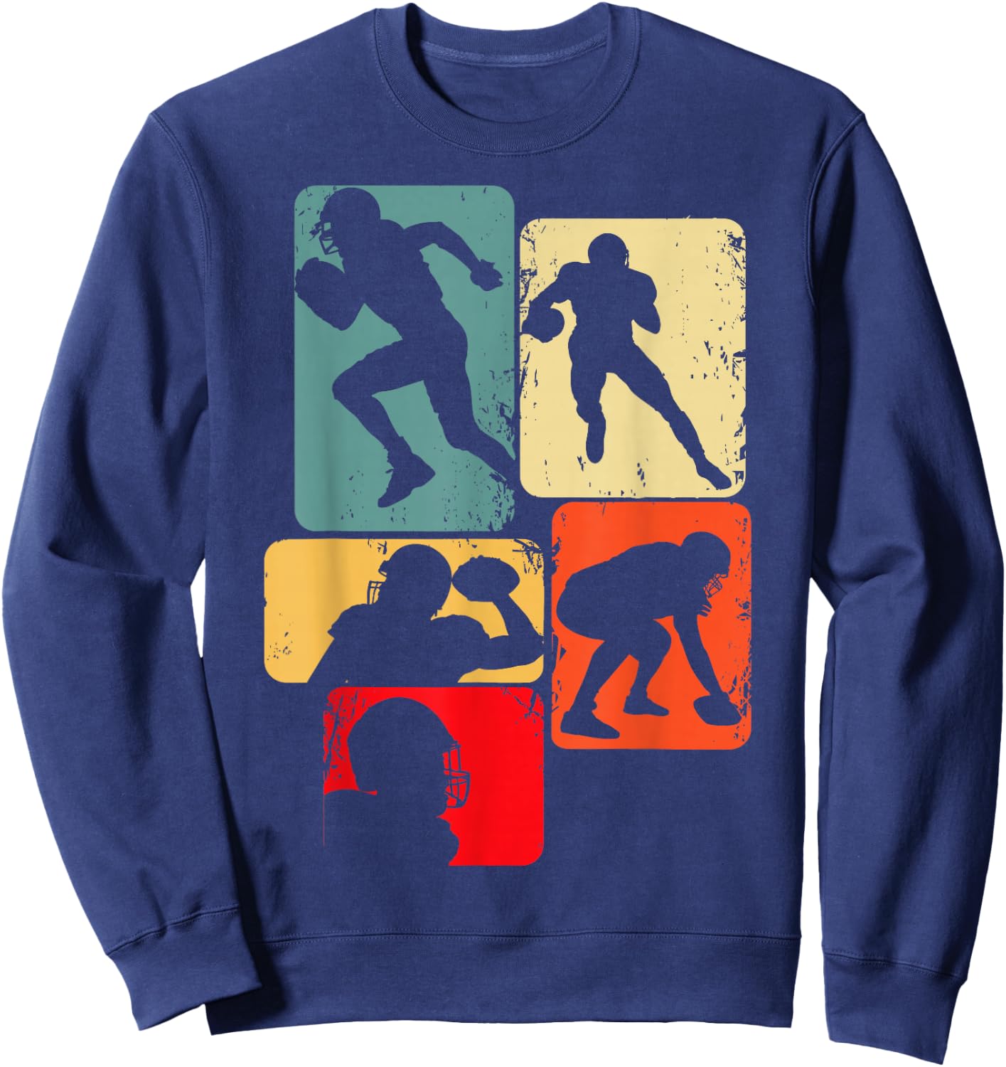 Football American Football Kids Boys Sweatshirt - Sweatshirt | Navy