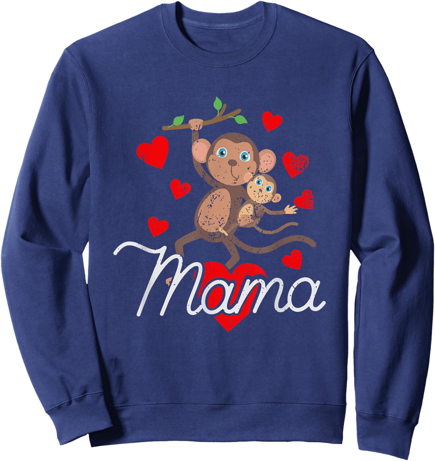Mama monkey Sweatshirt - Sweatshirt | Navy