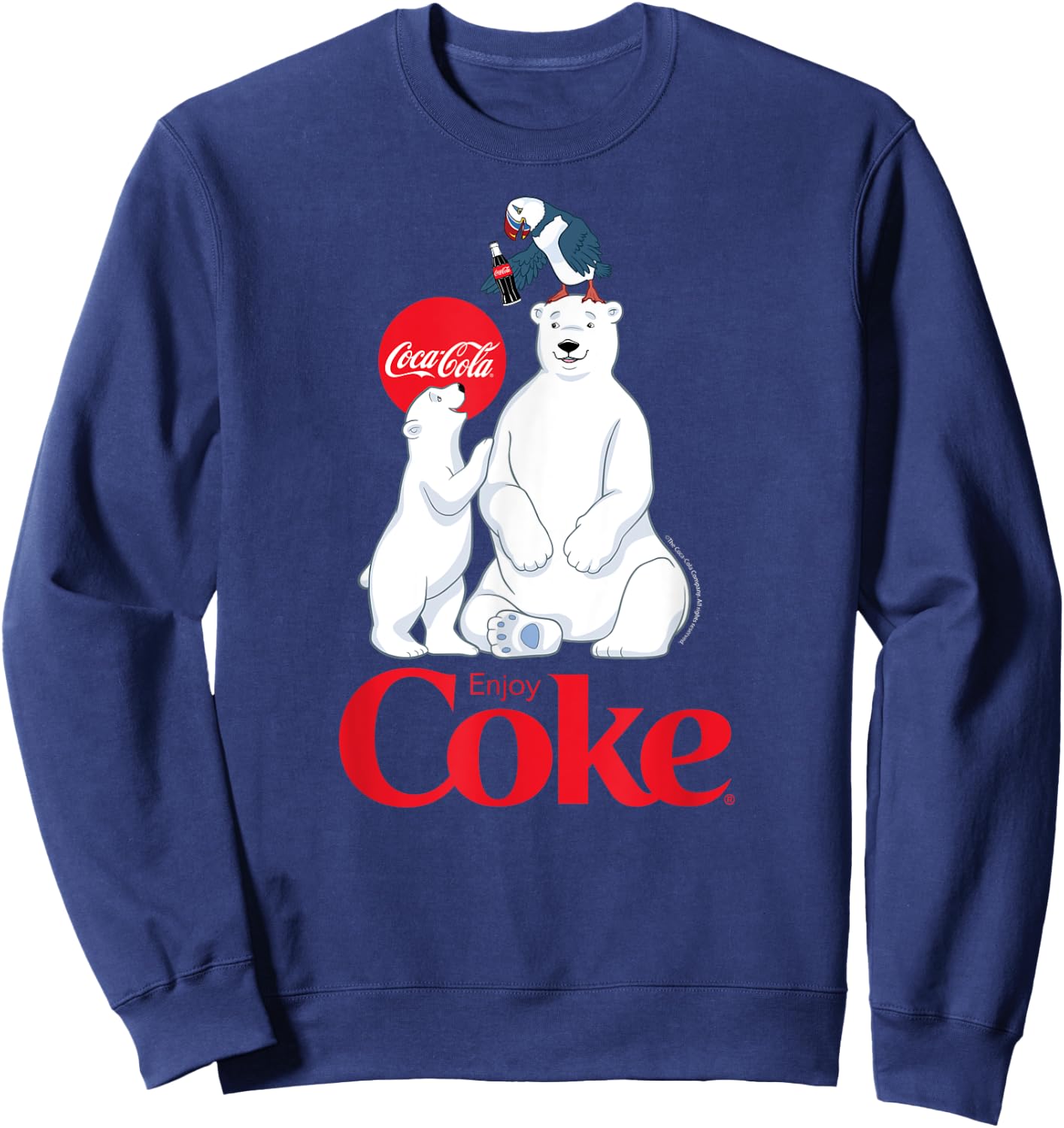Coca-Cola - Polar Bears And Coca-Cola Sweatshirt - Sweatshirt | Navy