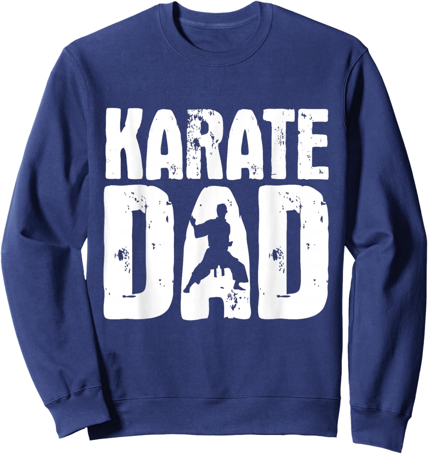 Karate Dad - Martial Arts Coach Karateka Taekwondo Trainer Sweatshirt - Sweatshirt | Navy