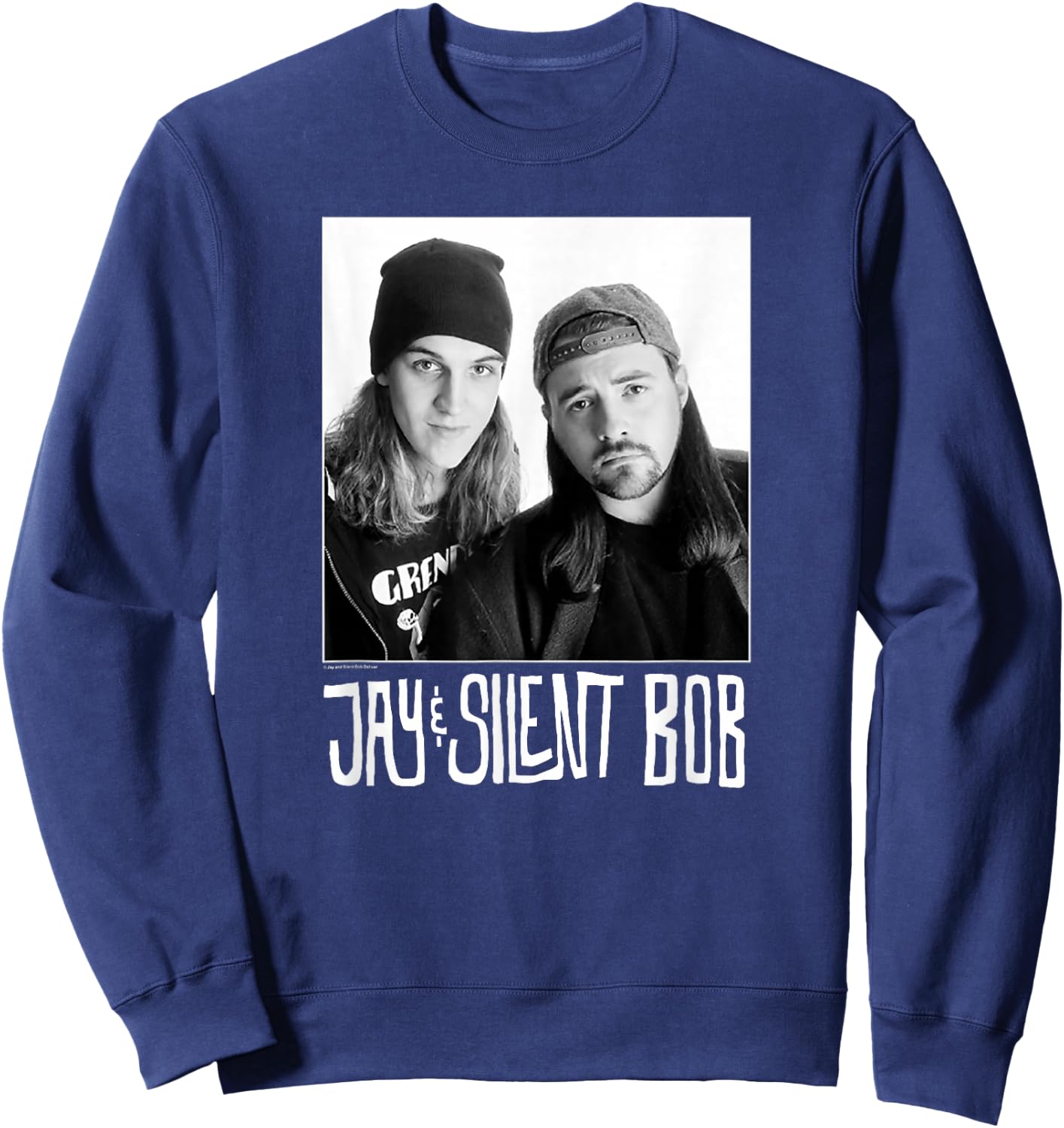 Jay and Silent Bob Photograph Sweatshirt - Sweatshirt | Navy