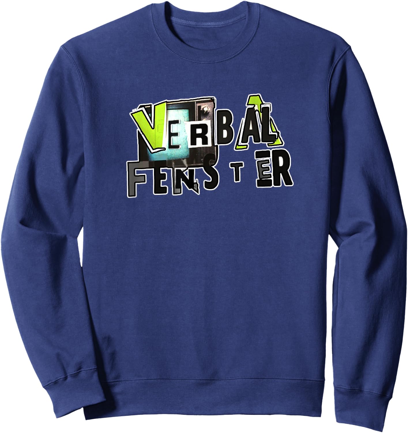Verbal Fenster Sweatshirt - Sweatshirt | Navy