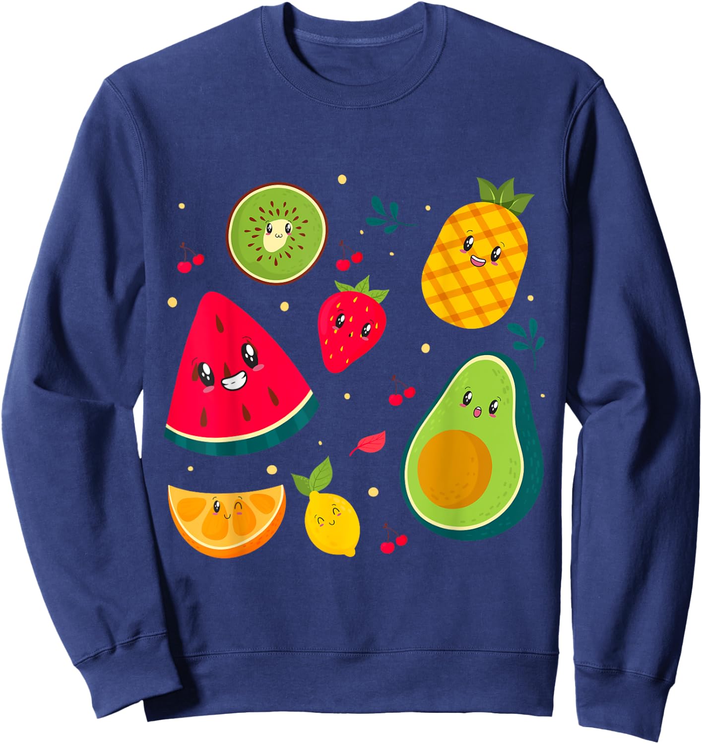 Fruit Costume Sweet Tea Fruit Salad Men Women Couples Sweatshirt - Sweatshirt | Navy