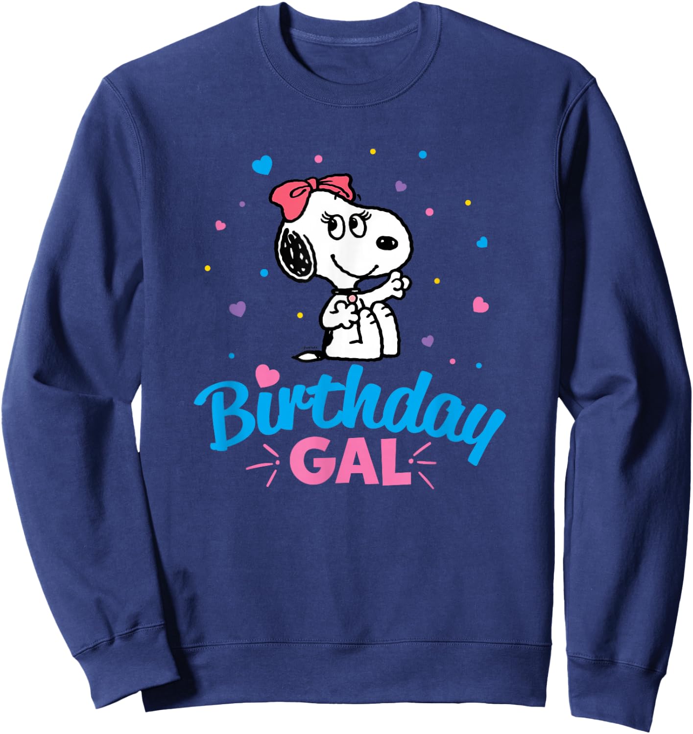 Peanuts Belle Birthday Gal Sweatshirt - Sweatshirt | Navy