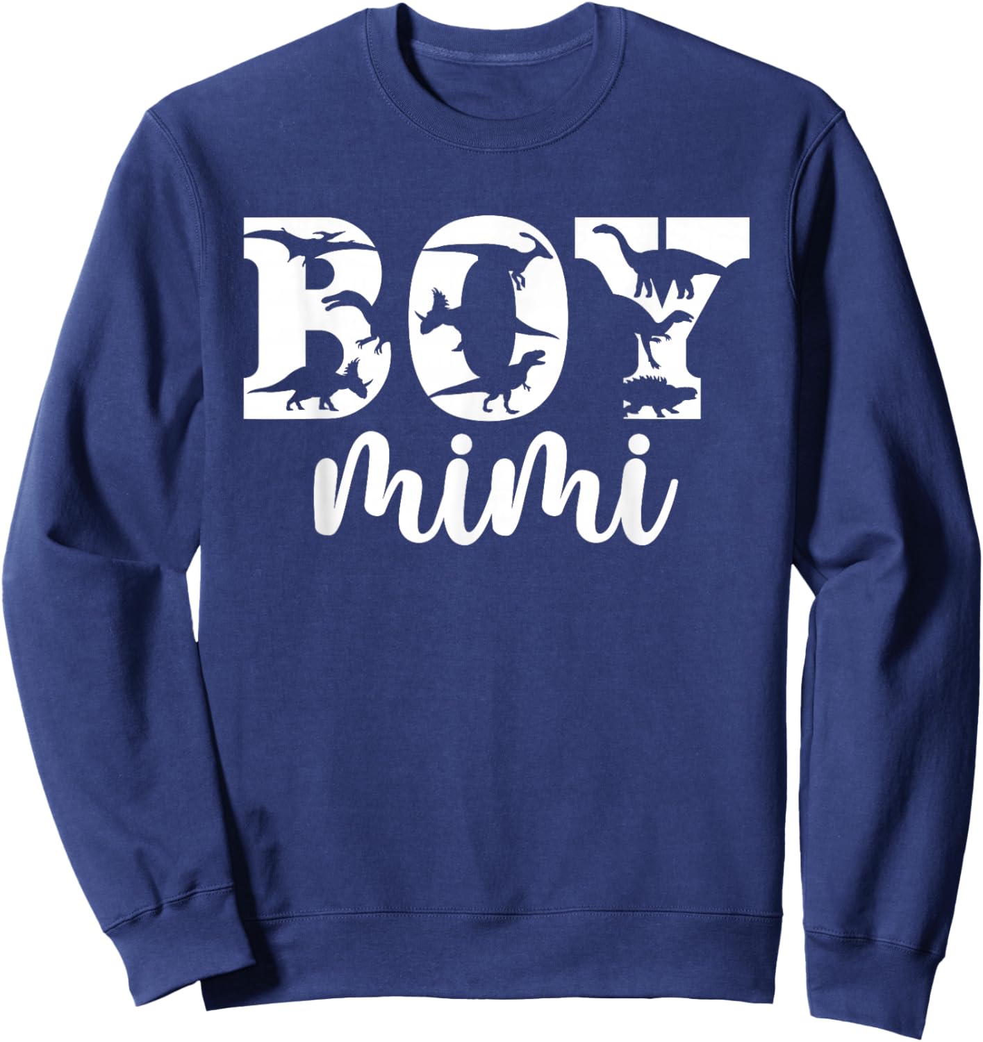 Boy Mimi Grandma Proud Mimi Of Boys Mimi Sweatshirt - Sweatshirt | Navy