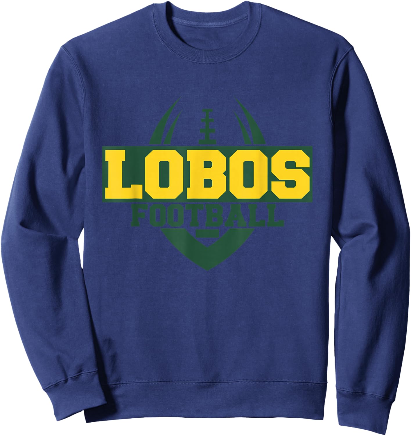 Longview Lobos Football Sweatshirt - Sweatshirt | Navy
