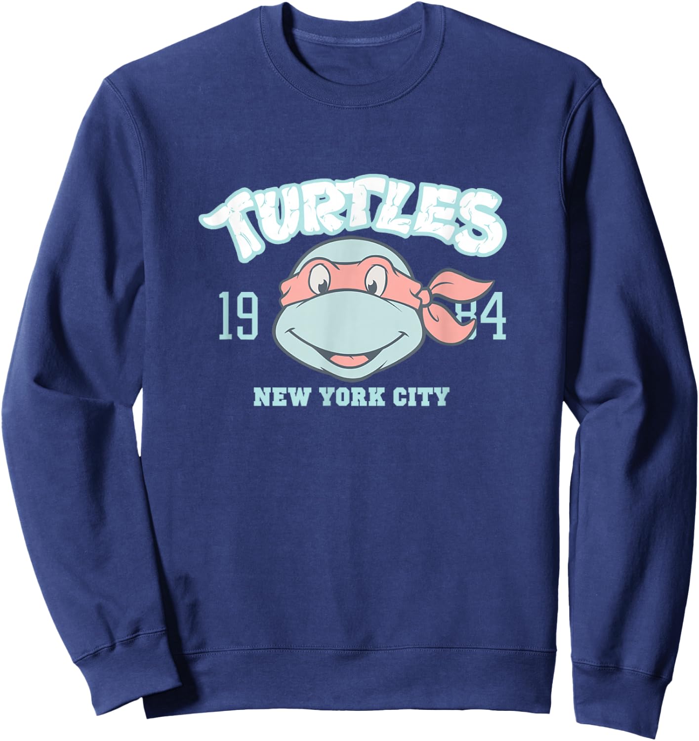 Teenage Mutant Ninja Turtles Raphael 1984 NYC Collegiate Sweatshirt - Sweatshirt | Navy