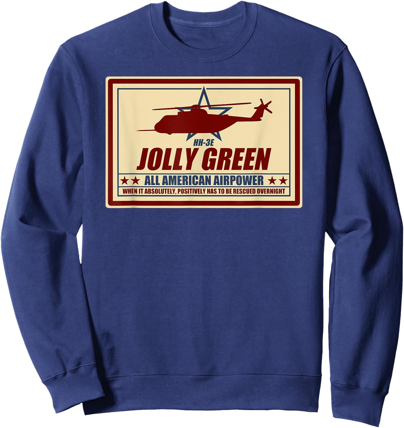 HH-3E Jolly Green Sweatshirt - Sweatshirt | Navy