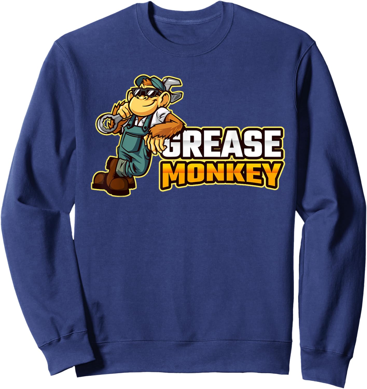 Funny Fat Monkey Sweatshirt - Sweatshirt | Navy