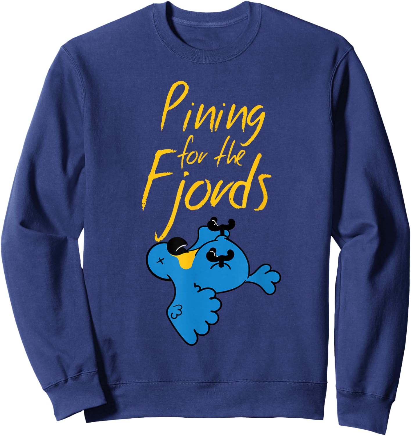 The Dead Parrot, he's not Dead, he's Pining for the Fjords Sweatshirt - Sweatshirt | Navy