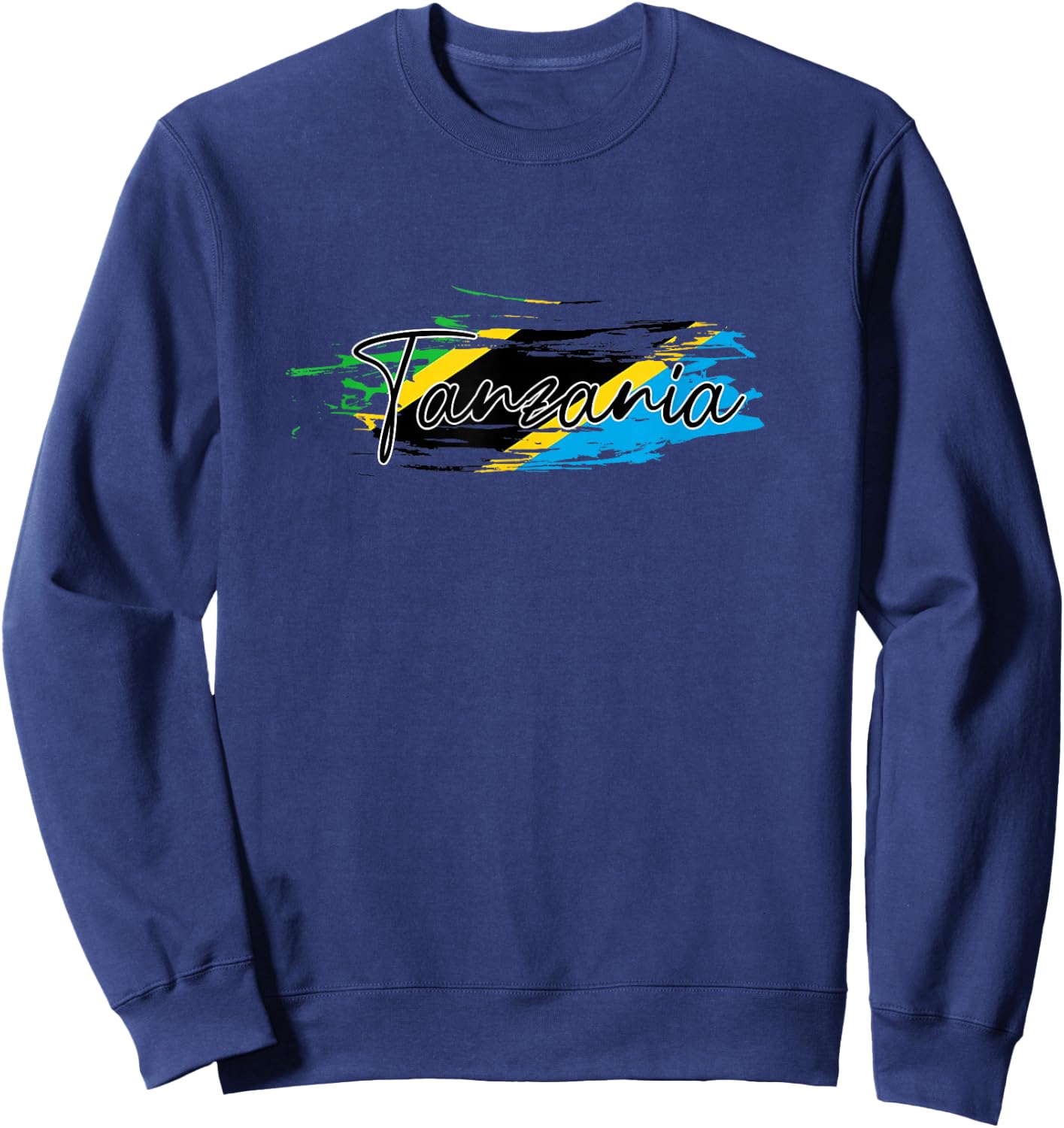 Tanzania Flag Sweatshirt - Sweatshirt | Navy