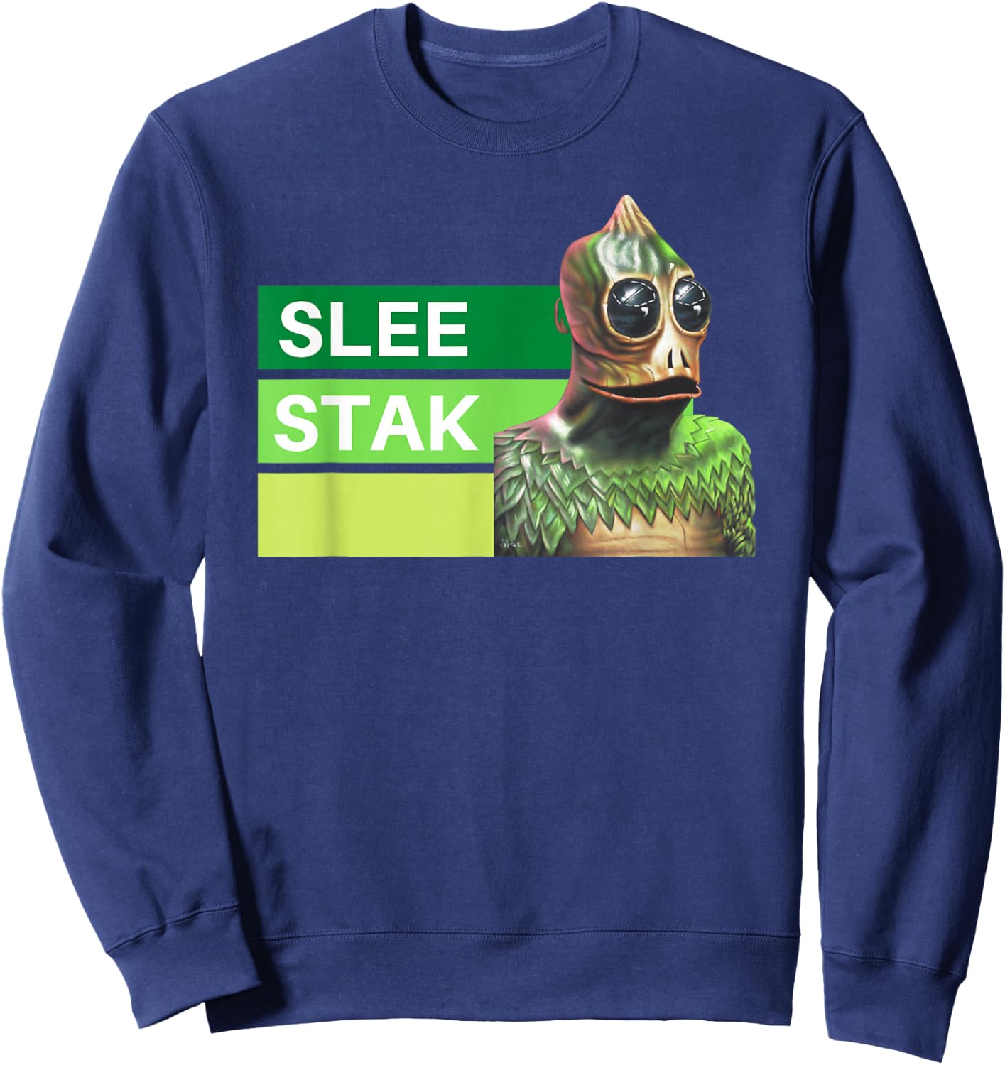 Sleestak, Funny Land OF The Lost Shirt, Classic Television Sweatshirt - Sweatshirt | Navy