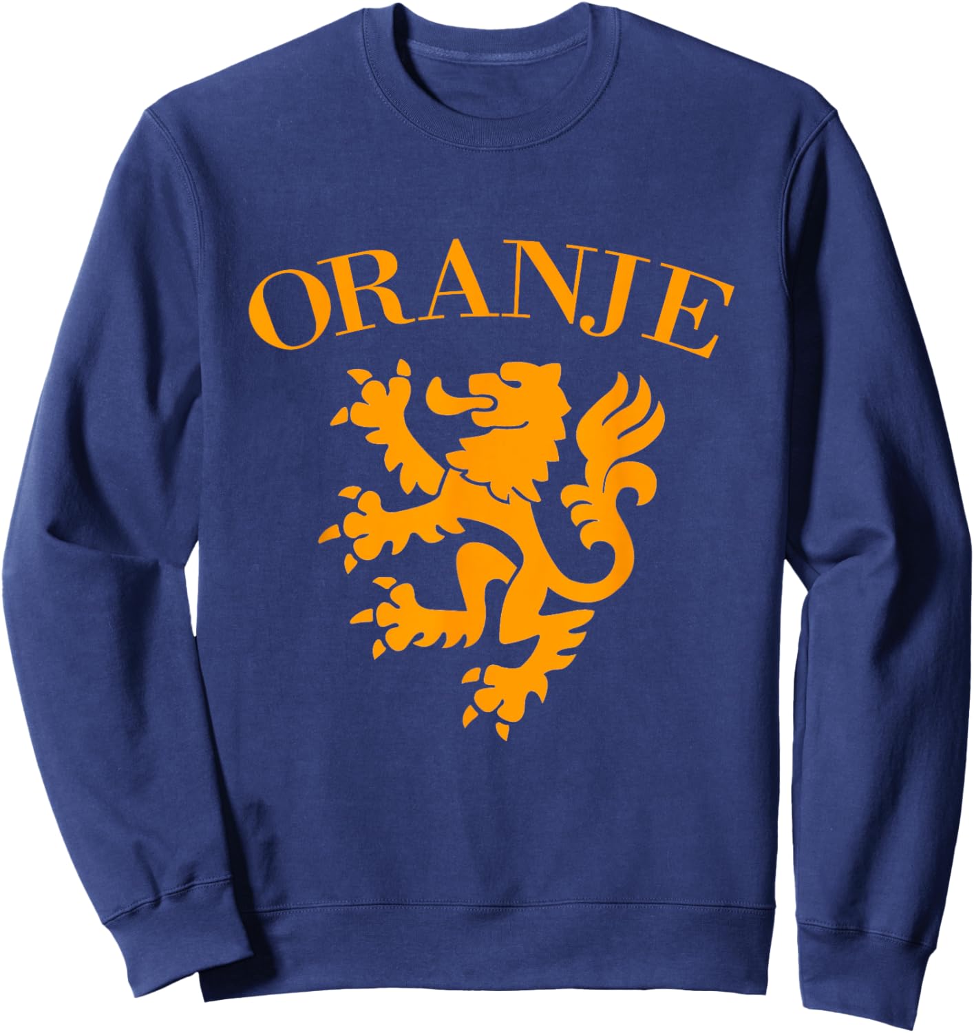 Dutch Lion Netherlands Souvenir Hollander Pride Nederland Sweatshirt - Sweatshirt | Navy