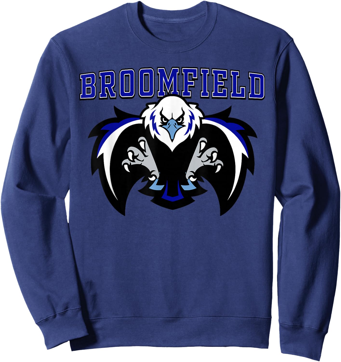 Broomfield Eagles High School Team Spirit Sweatshirt - Sweatshirt | Navy