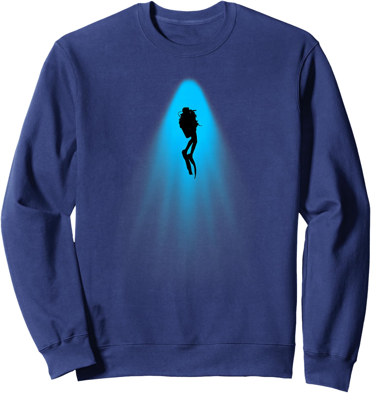 Scuba Diver - Ocean Underwater Scuba Diving Freediving Sweatshirt - Sweatshirt | Navy