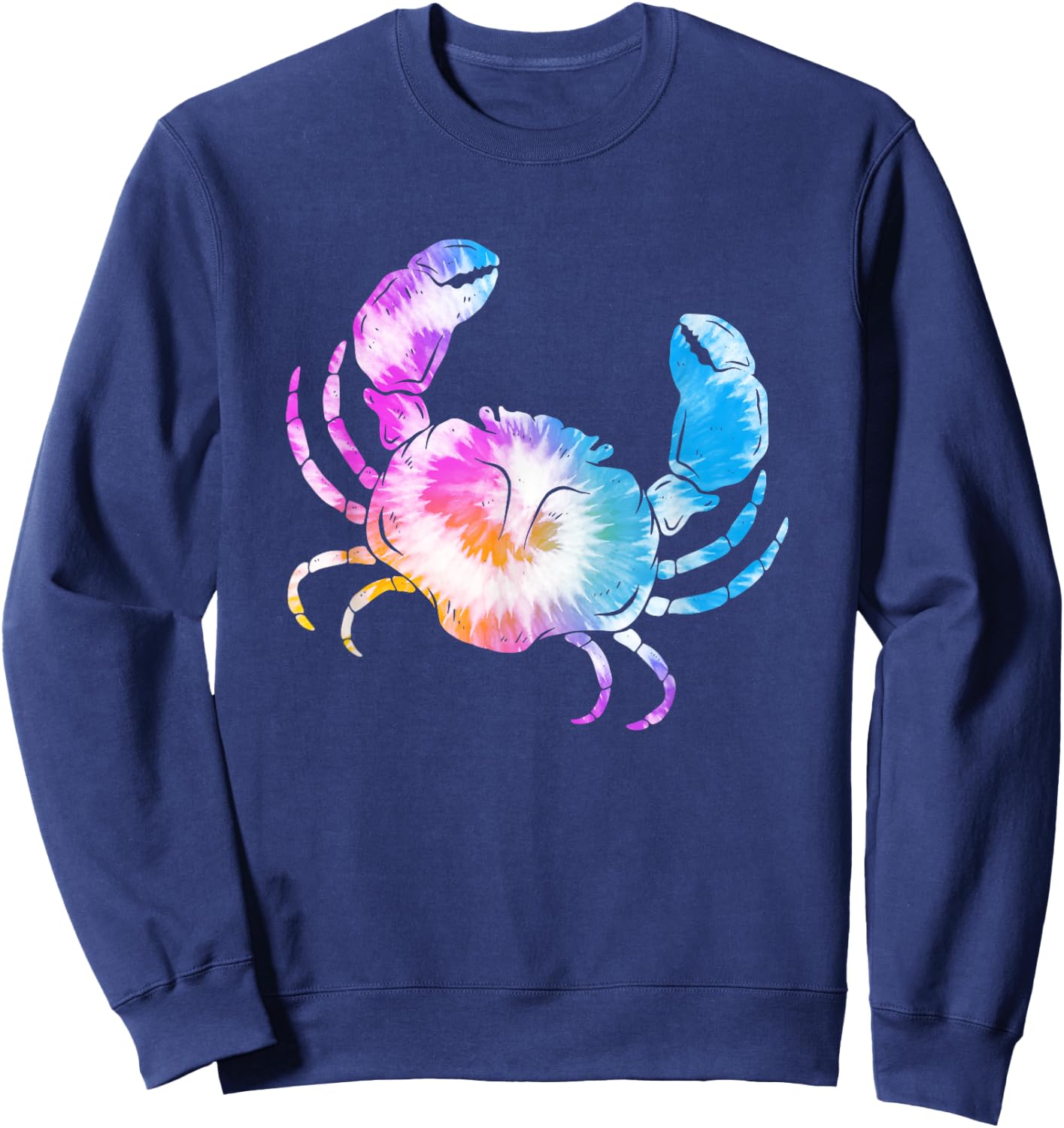 Colorful Crab - Fishing Hunting Animal Crustaceans Sweatshirt - Sweatshirt | Navy