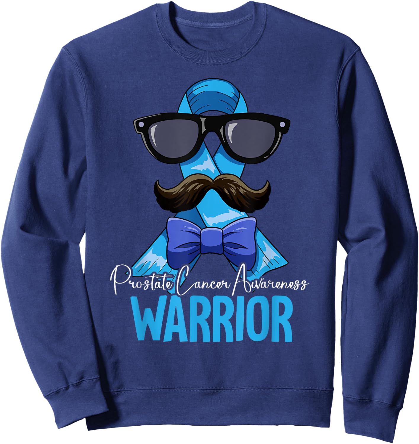 Warrior Prostate Cancer Awareness Sweatshirt - Sweatshirt | Navy