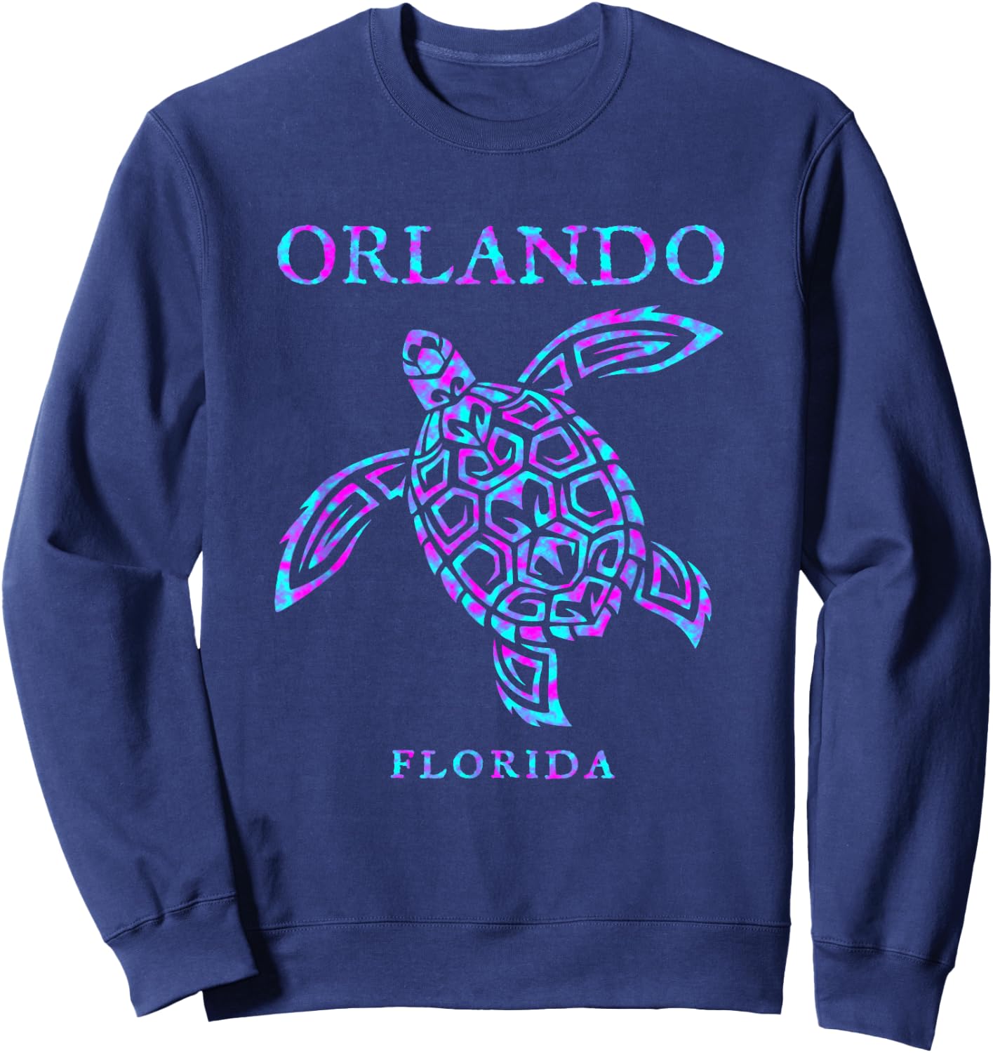 Orlando Florida Sea Turtle Boys Girls Toddler Sweatshirt - Sweatshirt | Navy