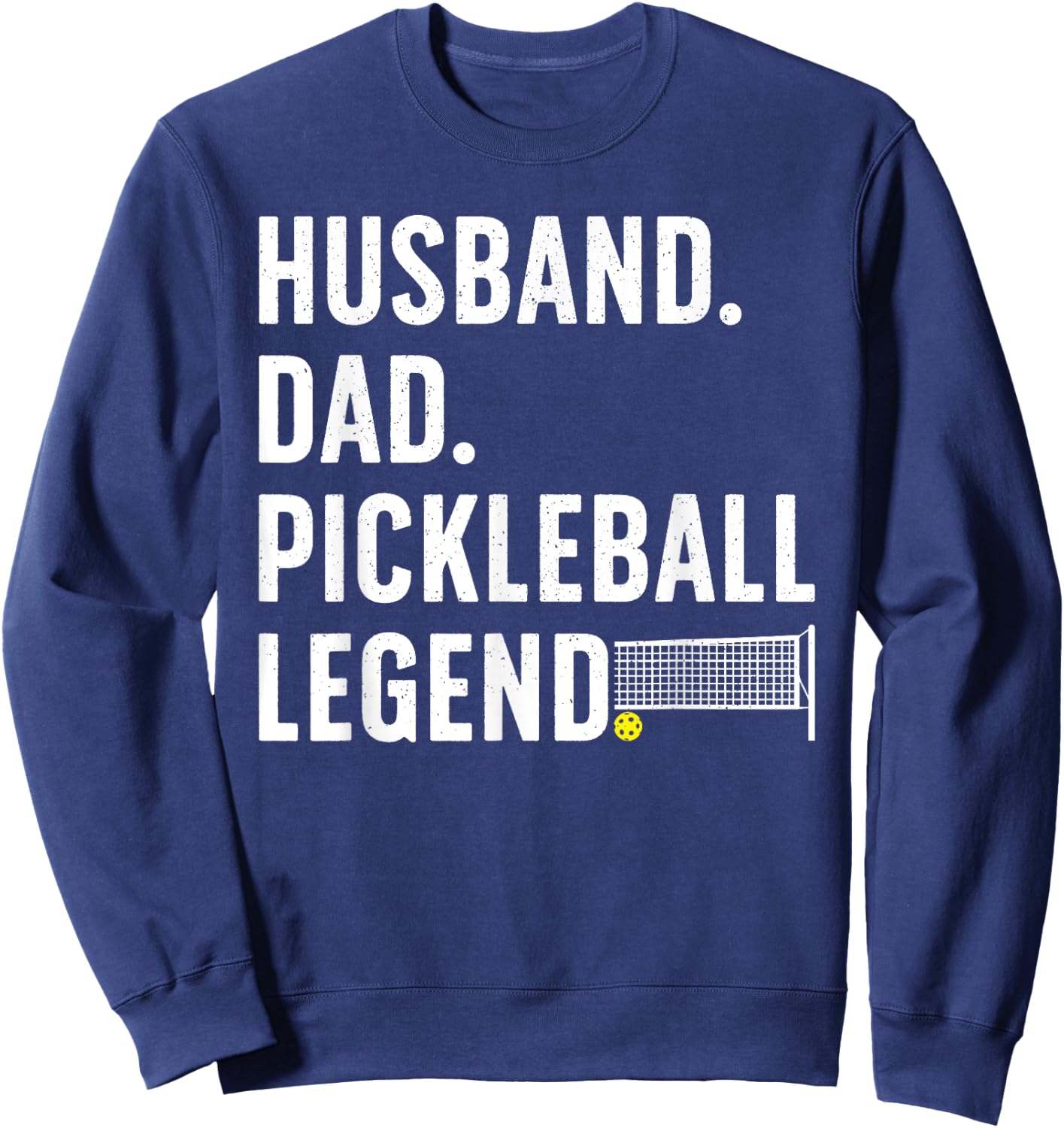 Cool Pickleball Design For Husband Dad Men Pickleball Player Sweatshirt - Sweatshirt | Navy