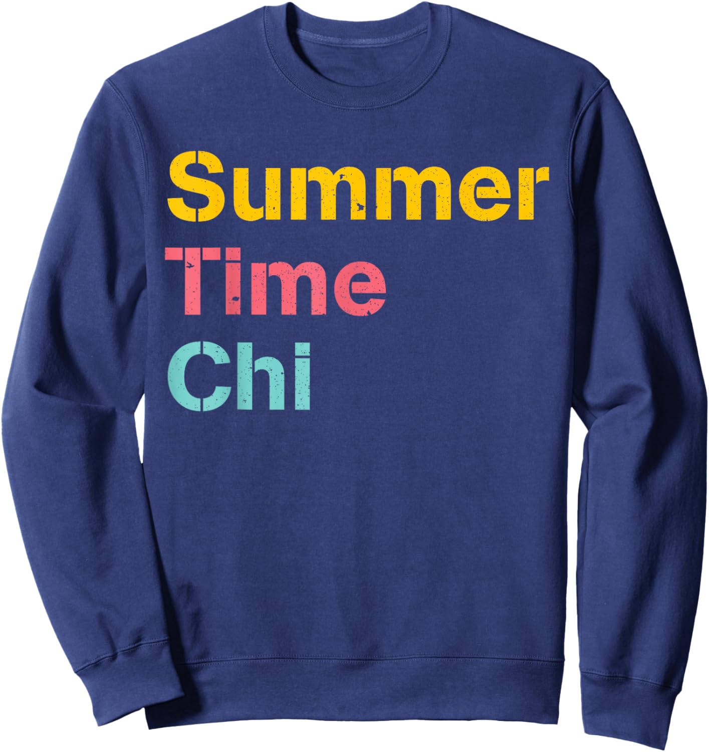 Summer Time Chi Apparel Sweatshirt - Sweatshirt | Navy