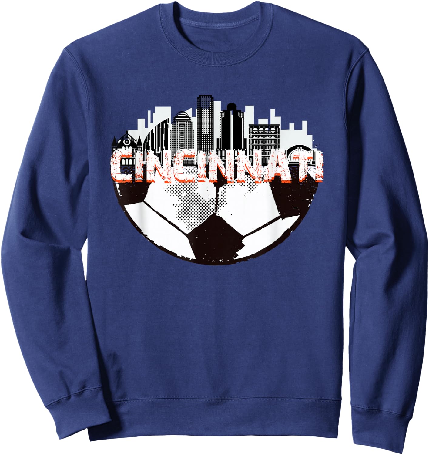 Cincinnati fan fc t shirt Sweatshirt - Sweatshirt | Navy
