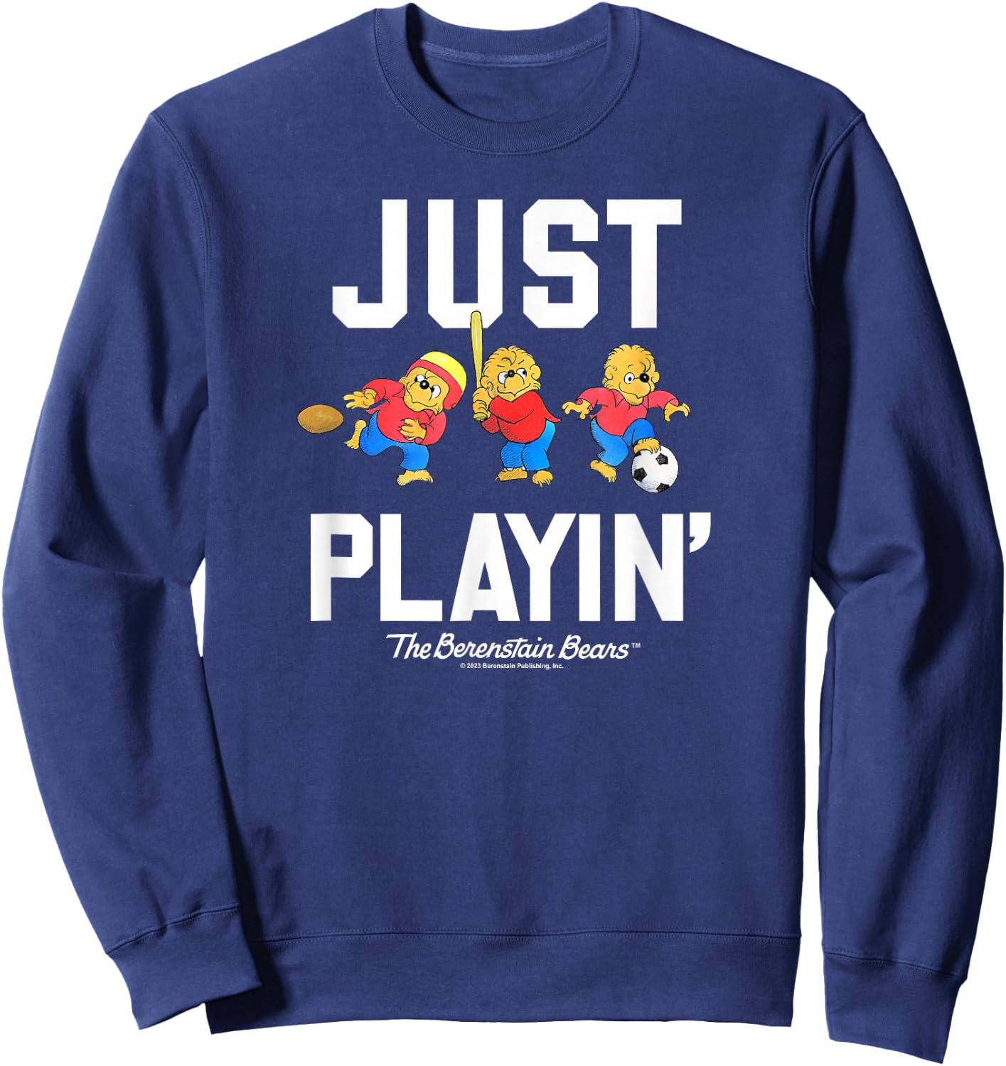 The Berenstain Bears The Berenstain Bears Just Playin Sweatshirt - Sweatshirt | Navy