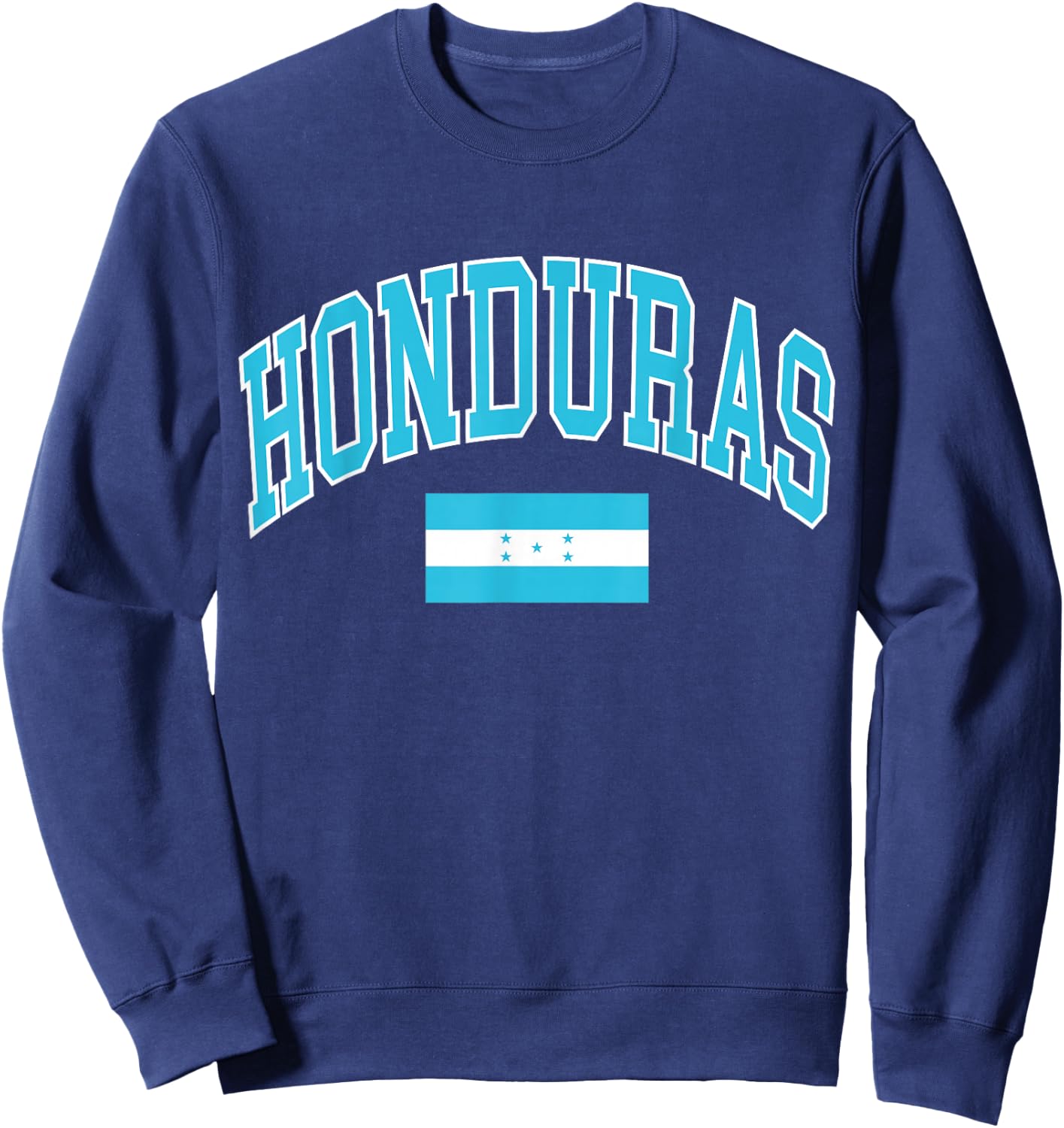 Honduras Flag Sweatshirt - Sweatshirt | Navy