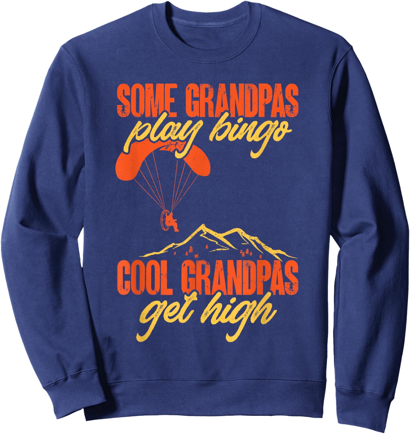 Parasol Flying Motorised Paraglider Sweatshirt - Sweatshirt | Navy