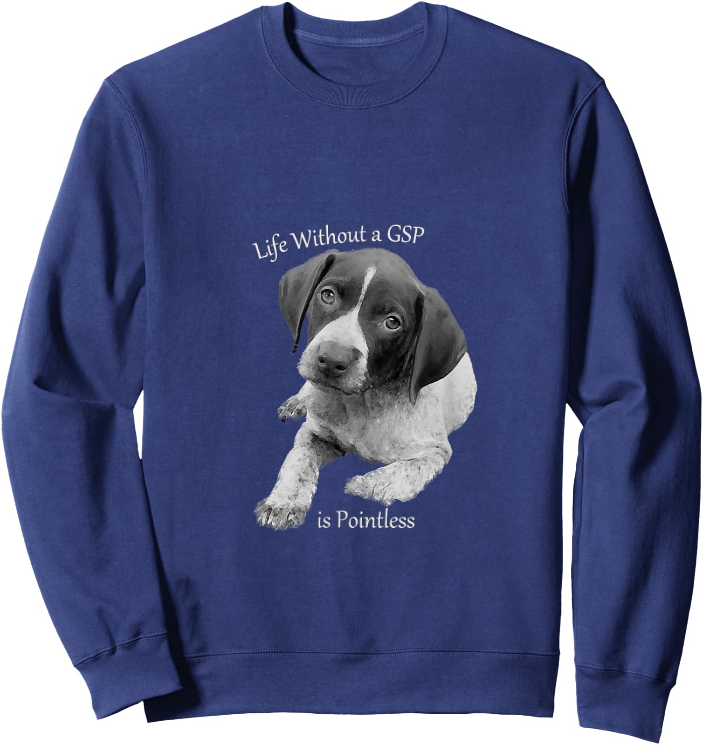 German Short Haired Pointer Sweatshirt - Sweatshirt | Navy