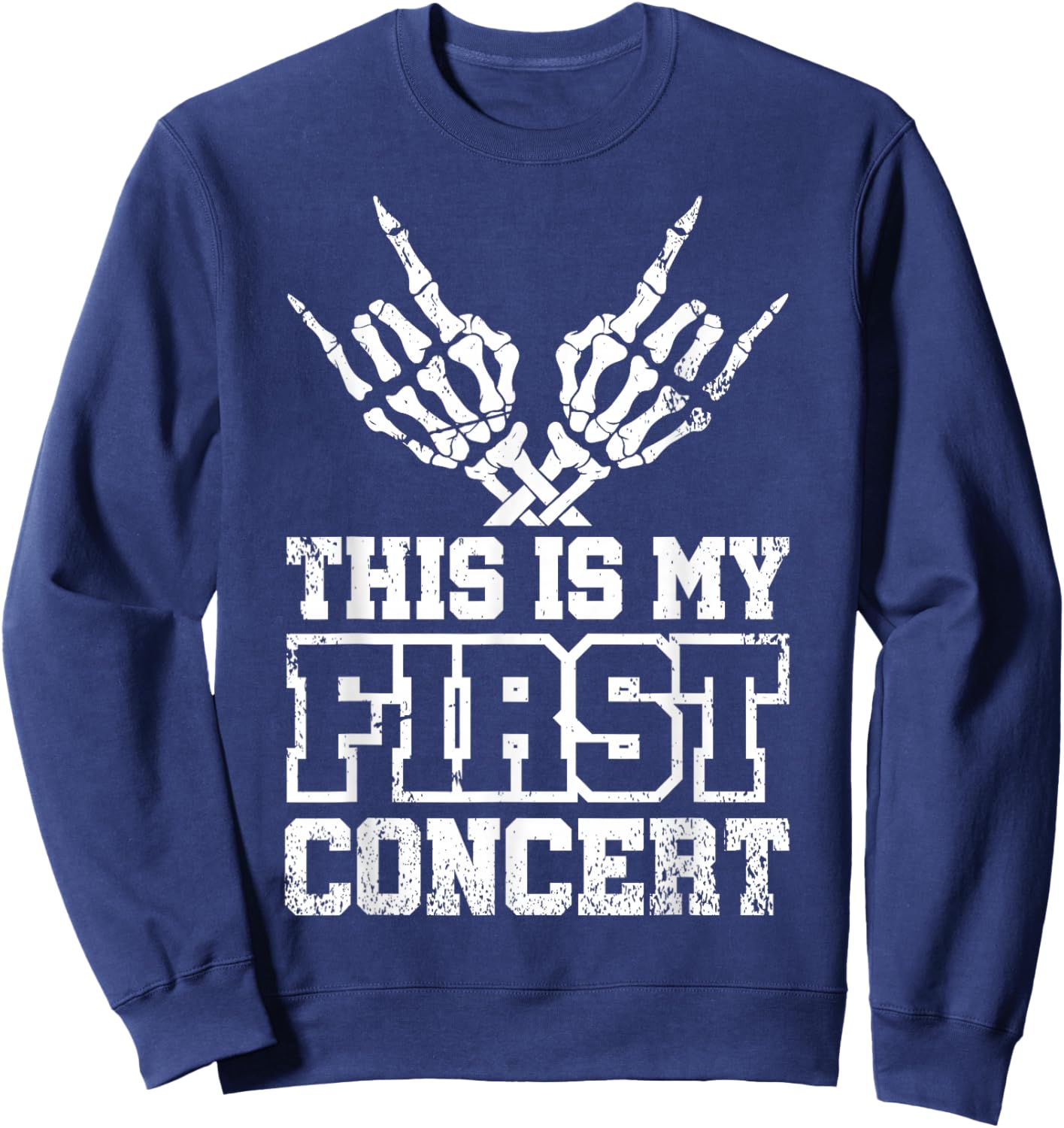 This Is My First Concert Sweatshirt - Sweatshirt | Navy