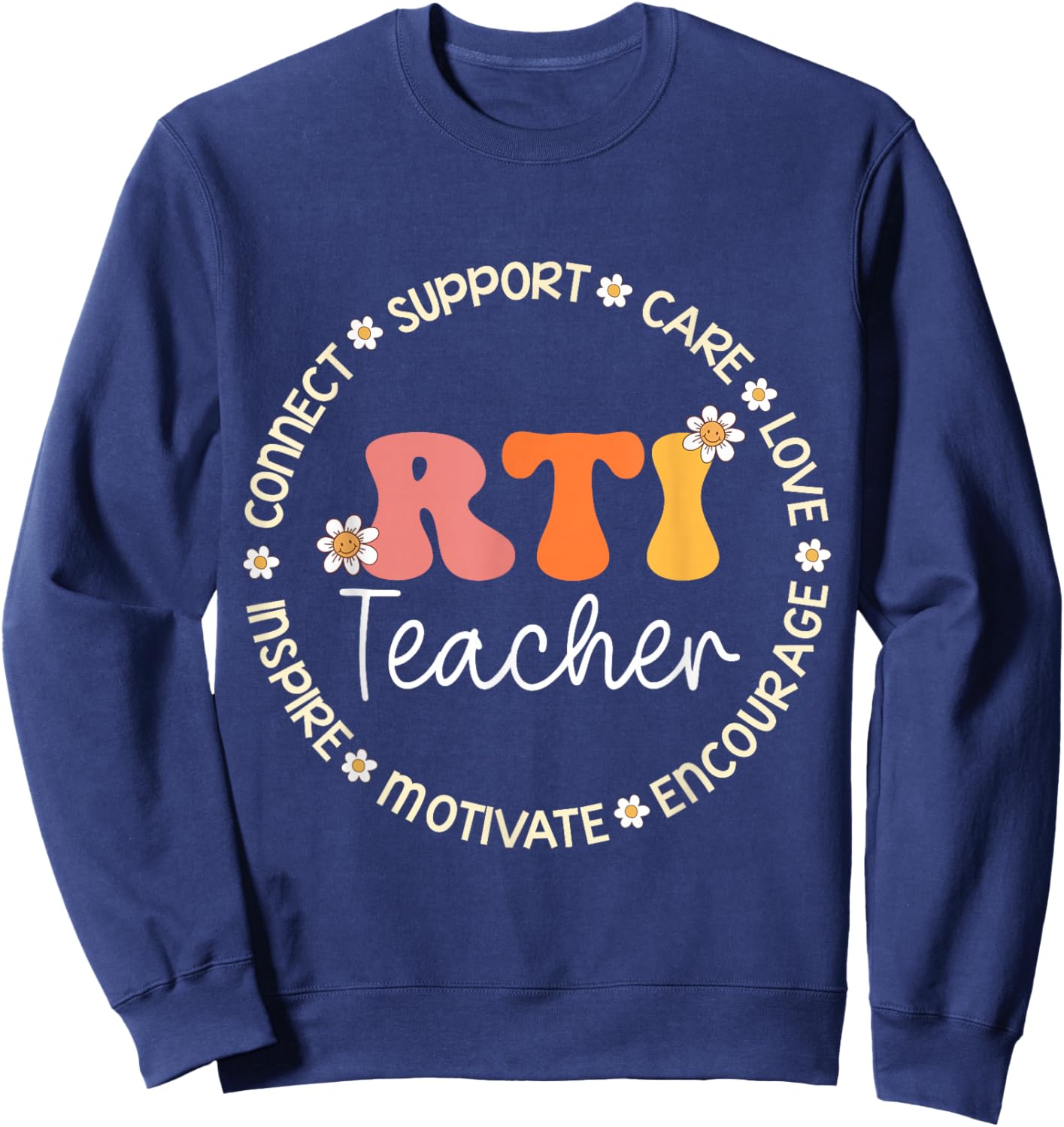 RTI Teacher Appreciation Week Back to School Women Kids Sweatshirt - Sweatshirt | Navy