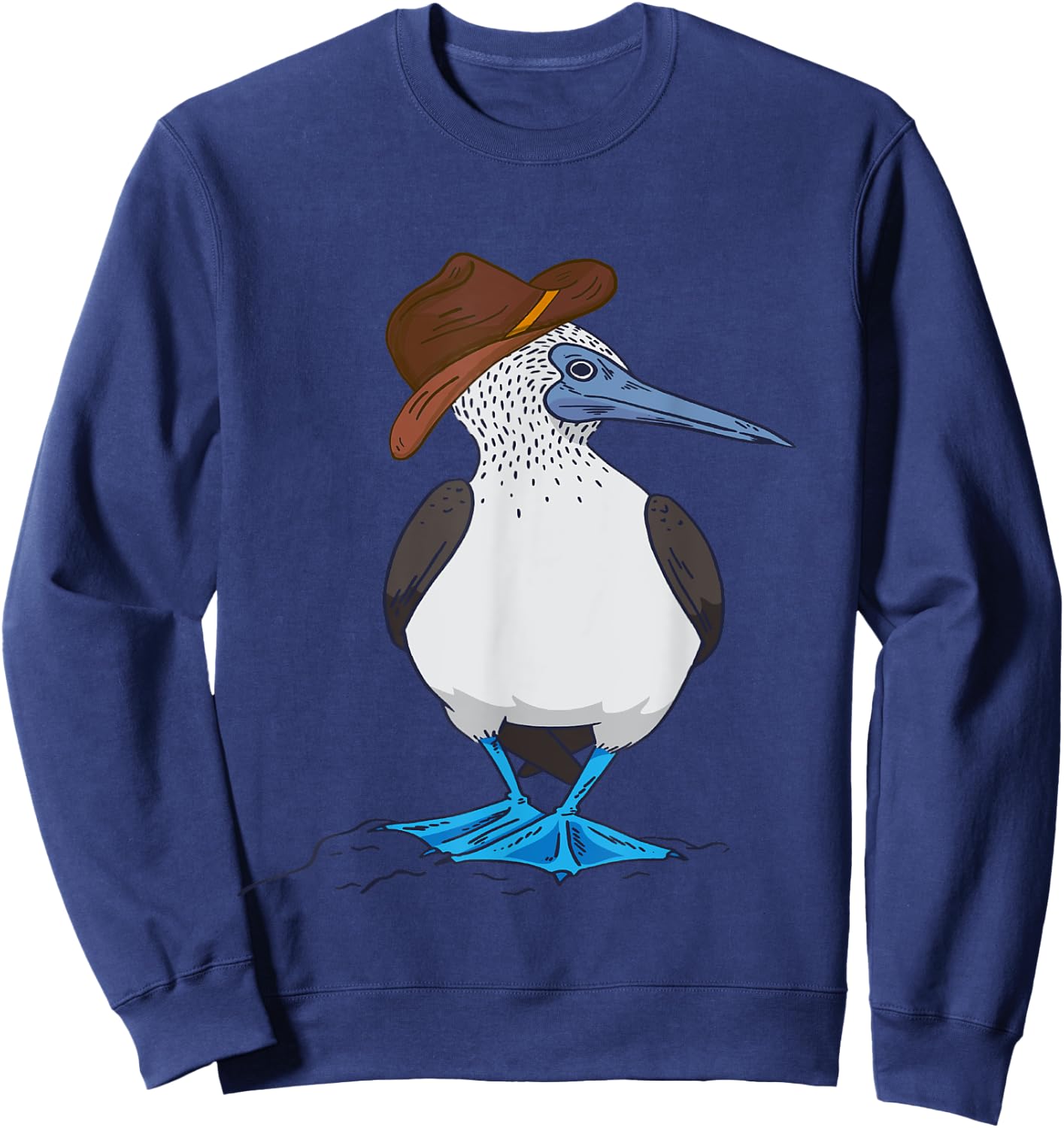 Western Blue Footed Booby Cowboy Blue Footed Booby Lover Sweatshirt - Sweatshirt | Navy