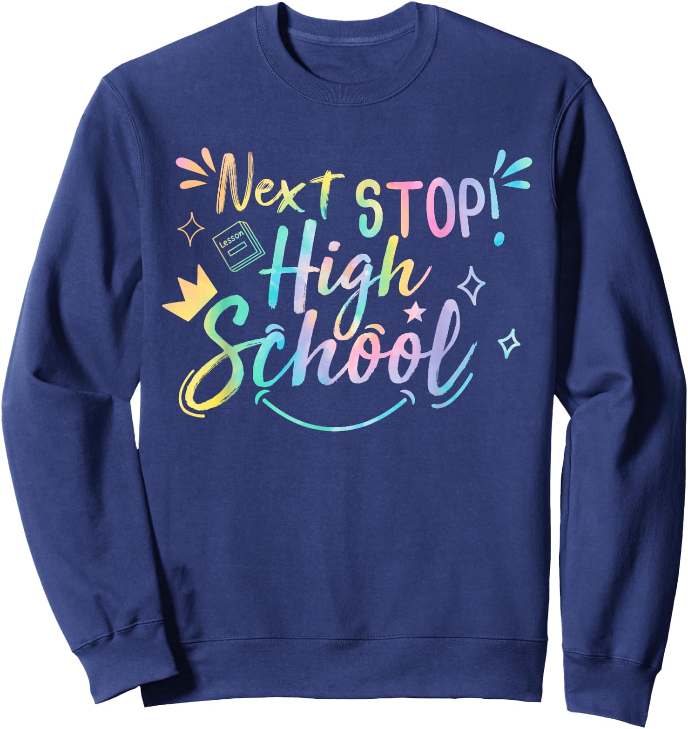 2023 Junior High School Funny Middle School Graduation Sweatshirt - Sweatshirt | Navy
