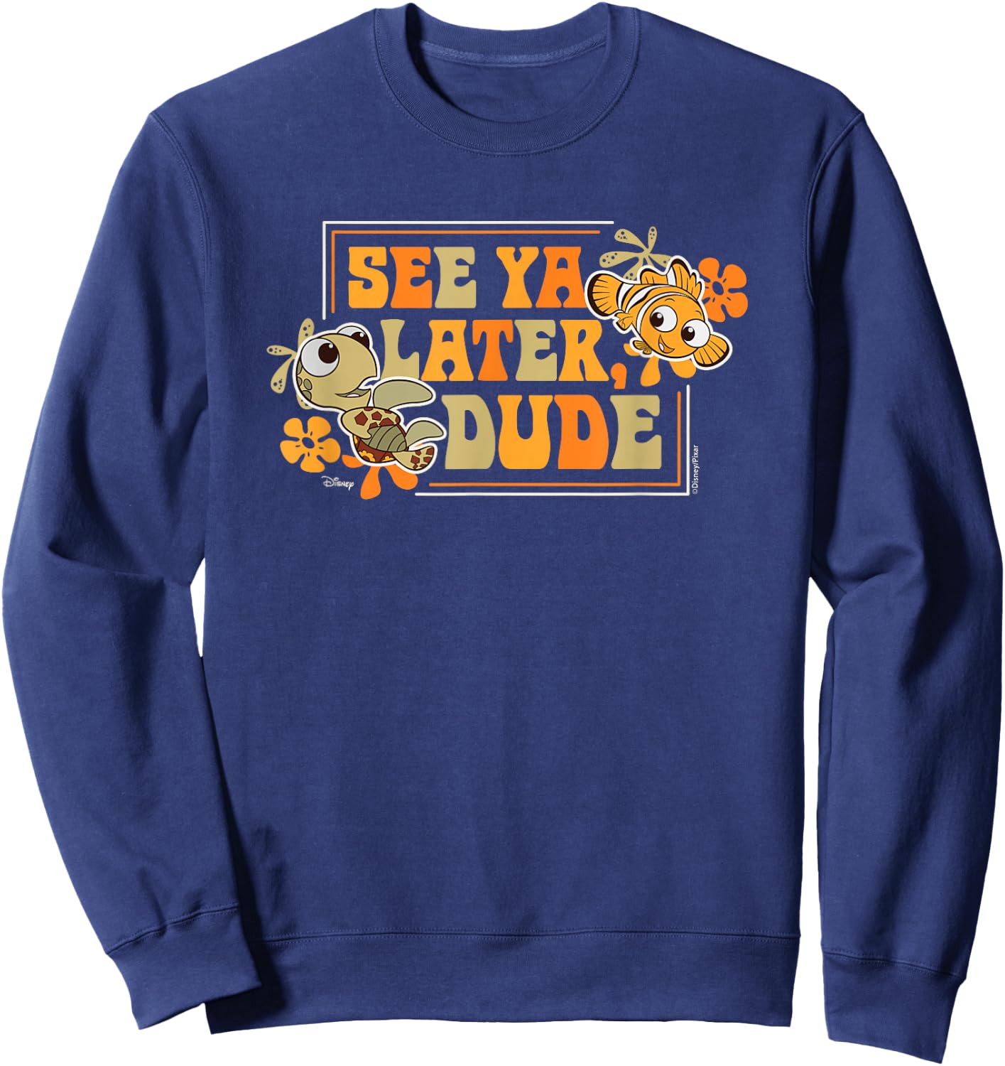 Finding Nemo - Squirt Turtle See Ya Later Dude Sweatshirt - Sweatshirt | Navy