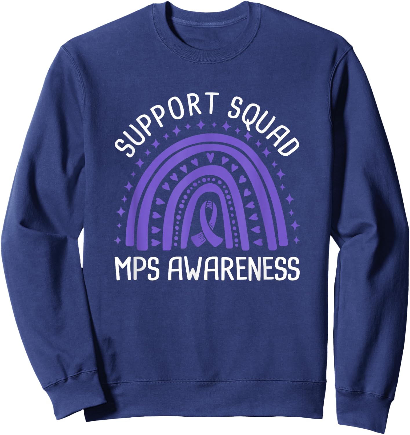 Support Squad MPS Awareness Sweatshirt - Sweatshirt | Navy