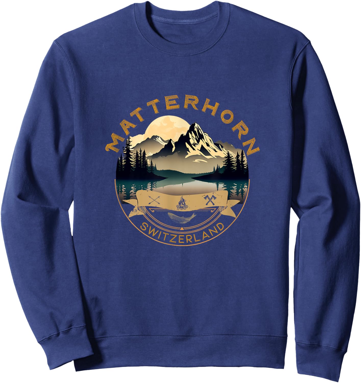 Matterhorn Vacation Apparel - Matterhorn Souvenir Sweatshirt - Sweatshirt | Navy